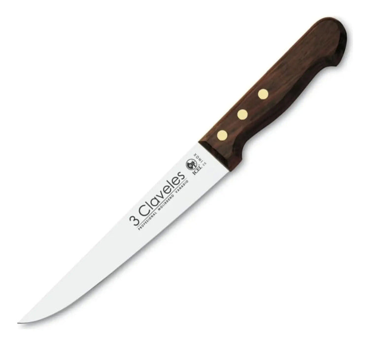 Cuchillo Cocina 3 Claveles 11cm M/palosanto