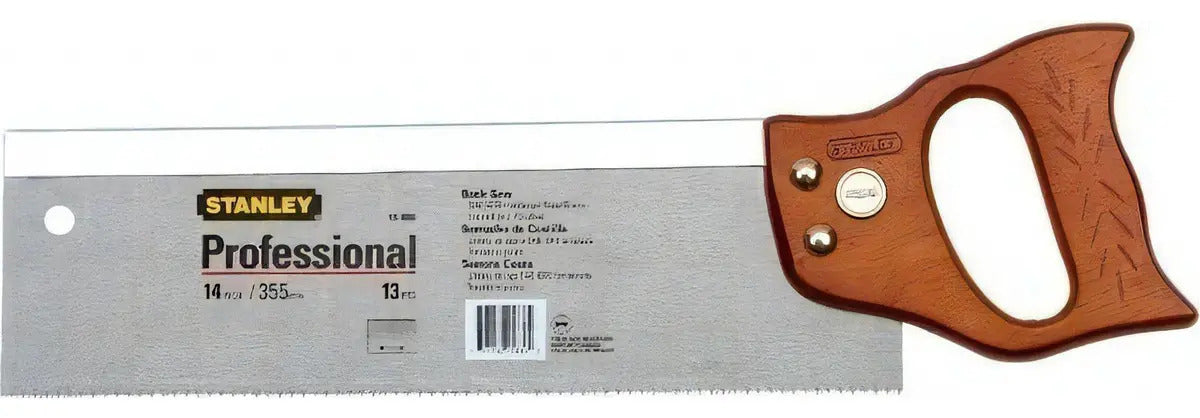 Serrucho Costilla Profesional 14" Stanley