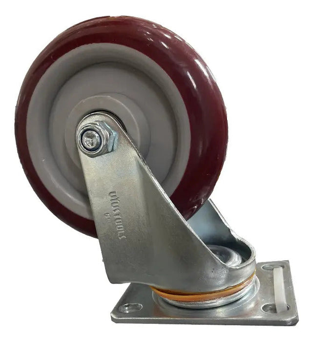 Rueda Industrial Burdeo PVC 5'' 115kg