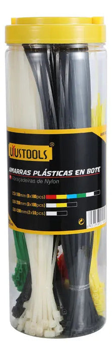 Amarra Plástica Color Set 1000 Pcs