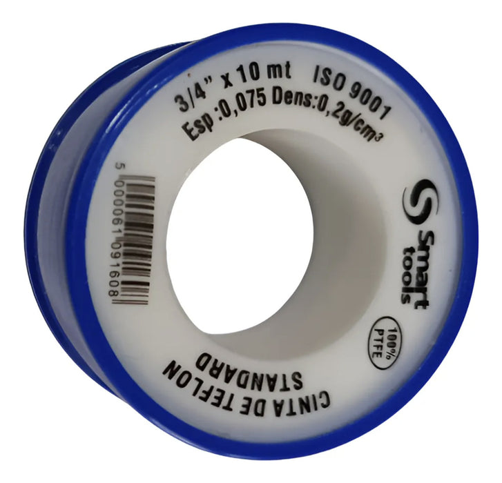 Pack 3 Rollos De Teflon 3/4'' X 10 Metros
