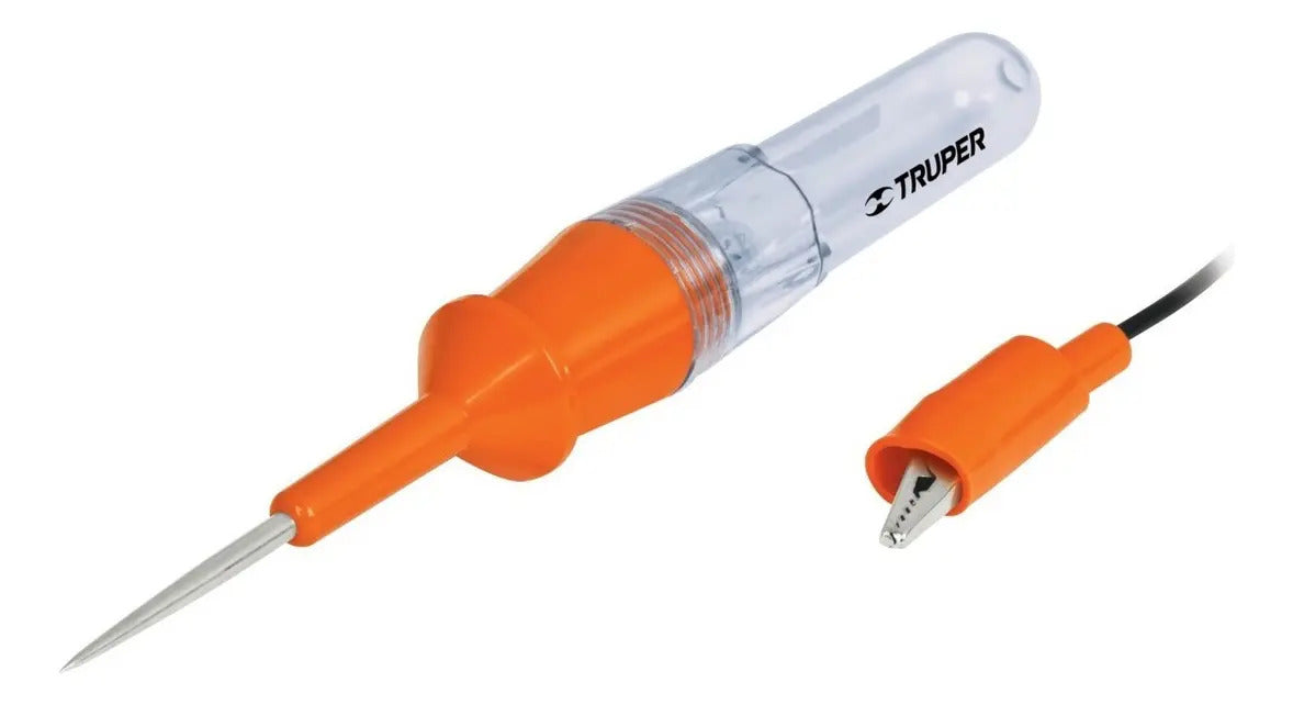 Tester Probador Corriente 12 V, Con Caimán