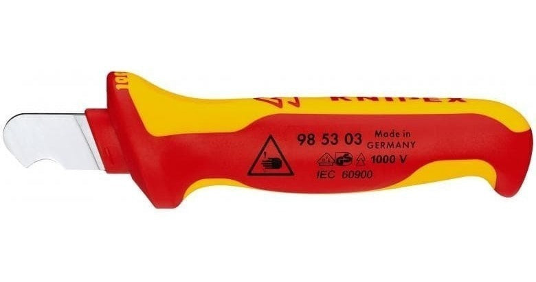 Cuchillo Desmontaje Aislado 1000V Con Mango Antideslizante Knipex