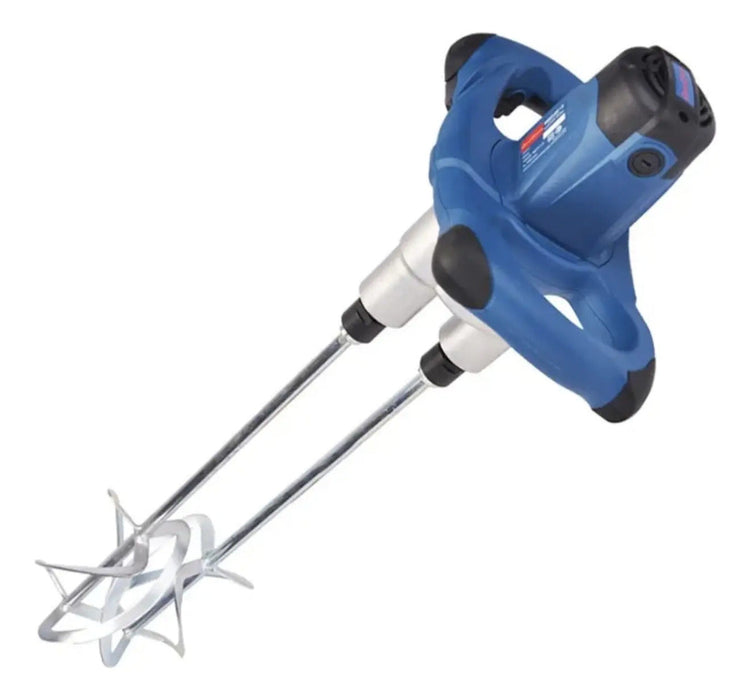 Mezclador Doble Eléctrico Cemento y Pintura 1400W 220V