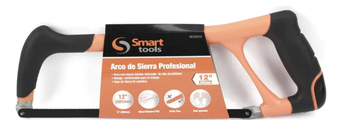 Arco Sierra Fijo 12'' Cuerpo Acero Smart Tools