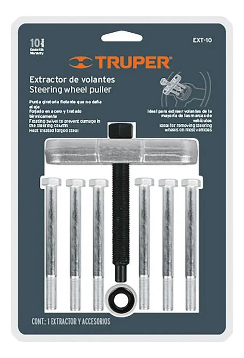 Extractor de Engranajes y Orificios Roscados Truper #ext-10 Jgo 10
