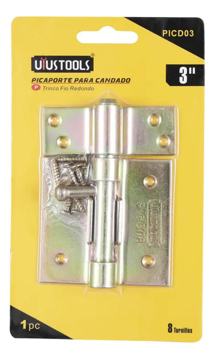 Picaporte Zincado 3" Dorado