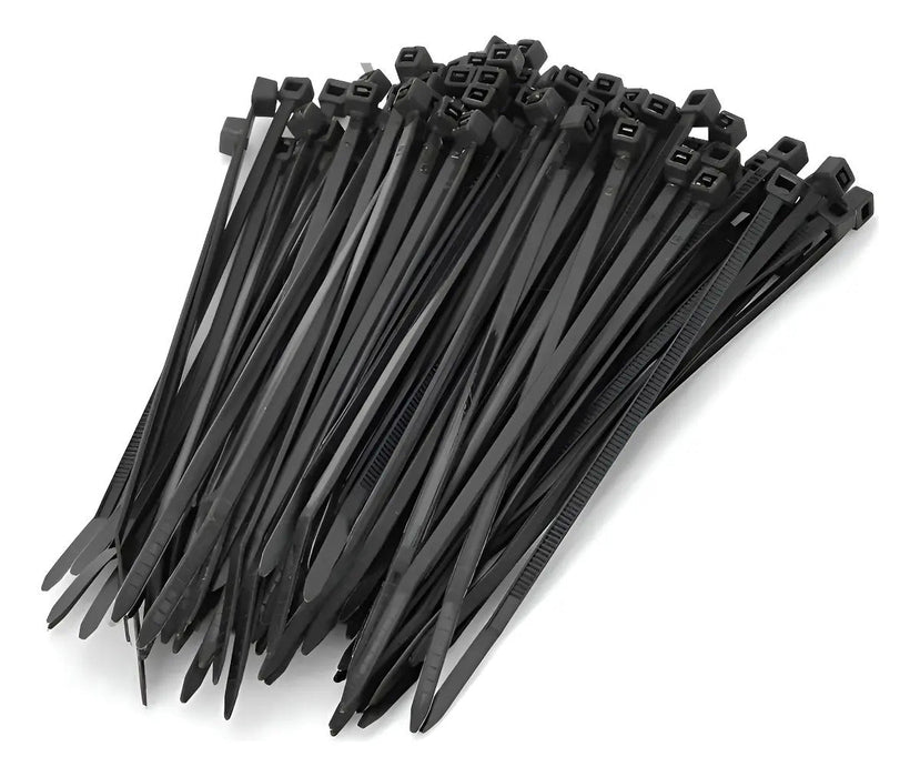 Amarras Plásticas Tactix 100 Piezas 100mm Negras