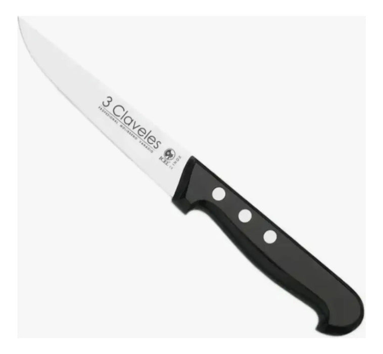Cuchillo Tres Claveles #935 Inox Mgo Abs 13.5cm Cocina