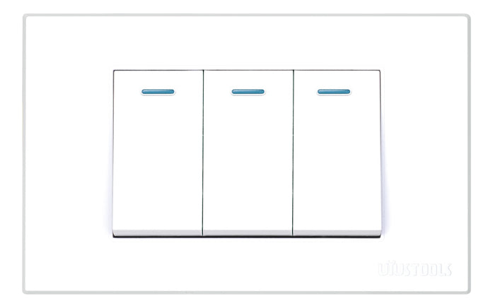 Interruptor Triple 16A Emp Pc-blanca