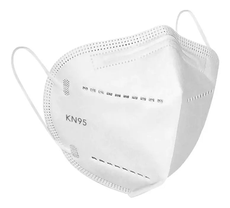 Mascarilla Desechable KN95 10 Unidades 5 Capas Ajuste Nasal Blanco