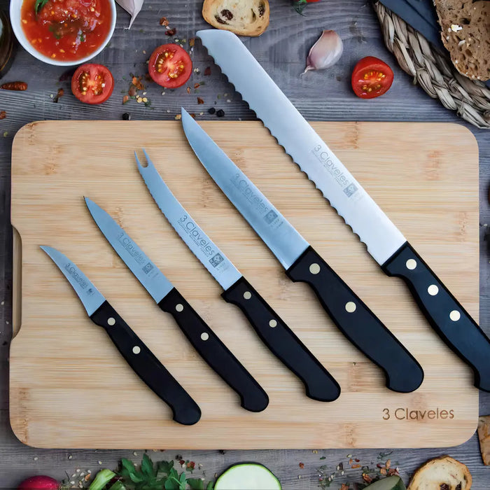 Cuchillo Tres Claveles Tucumán 11 cm Inox Mgo Abs
