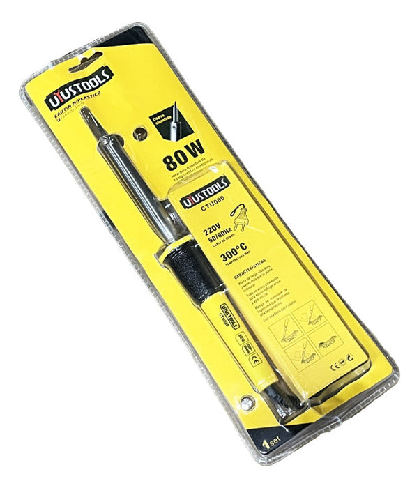 Cautín Mango Plástico 80W Uyustools