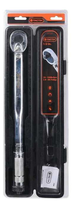 Llave de Torque Torquimetro 1/2 Pulgada 20 A 150 Lb