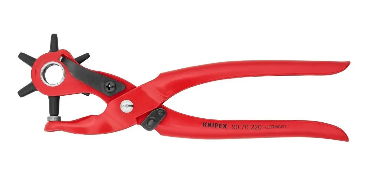 Alicate Sacabocados Knipex Ø2-5mm 6 Punzones Modelo 9070220