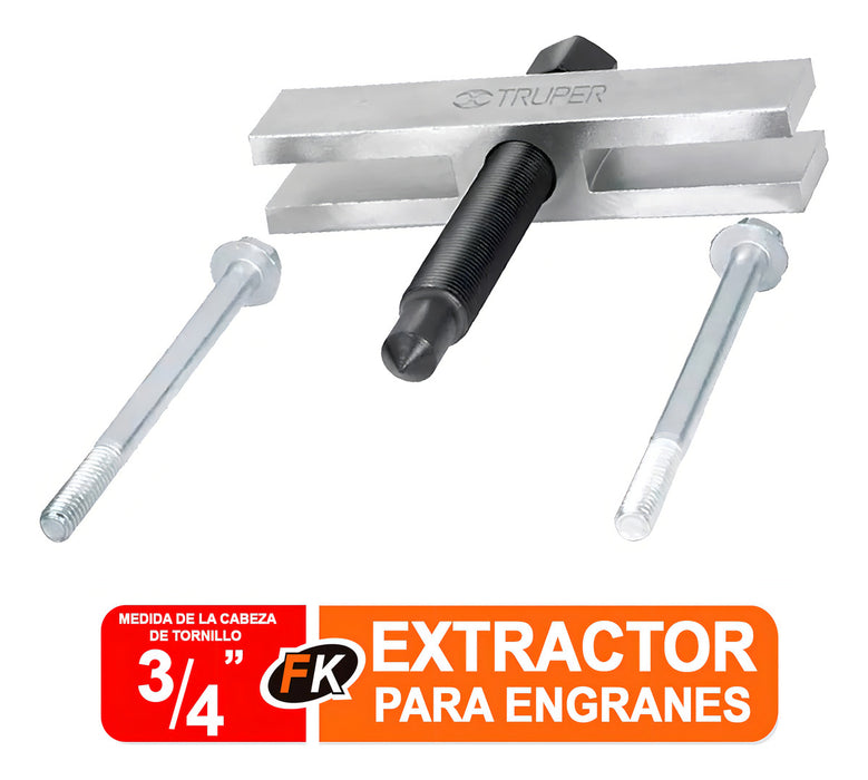 Extractor Para Engranes Y Orificios Roscados Truper
