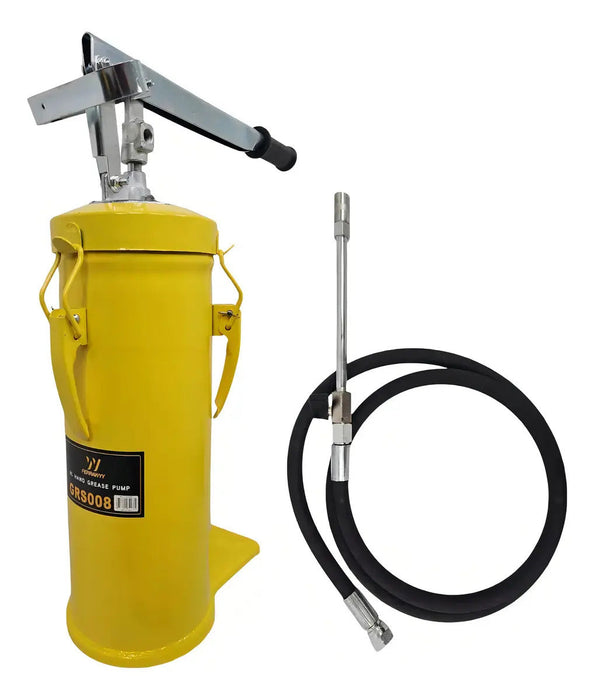 Grasera Manual Ferton 8 Litros Acero Inoxidable Con Manguera 2m Alta Presión