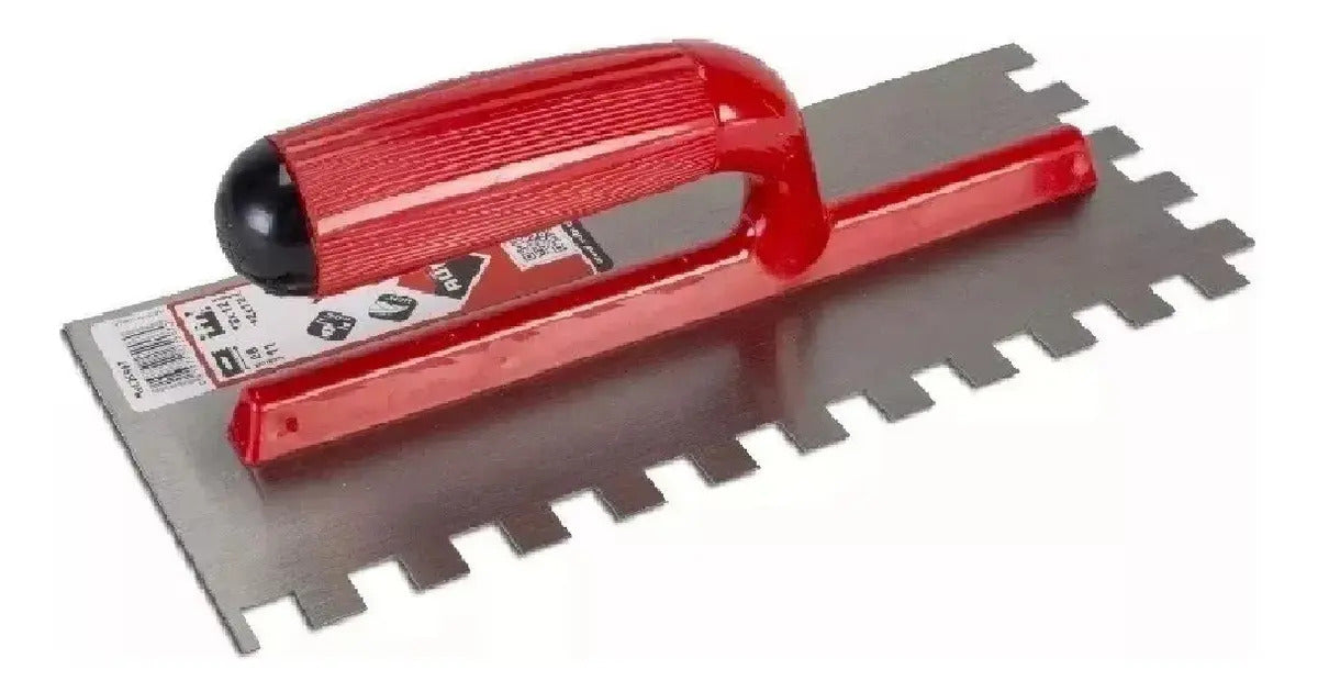 Llana Dentada Rubi 12 X 12 28cm Profesional