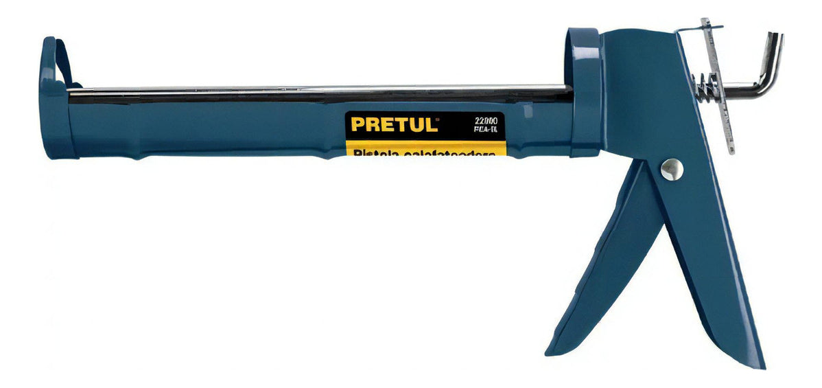 Pistola Aplicadora Para Cartucho Silicona Metálica Pretul