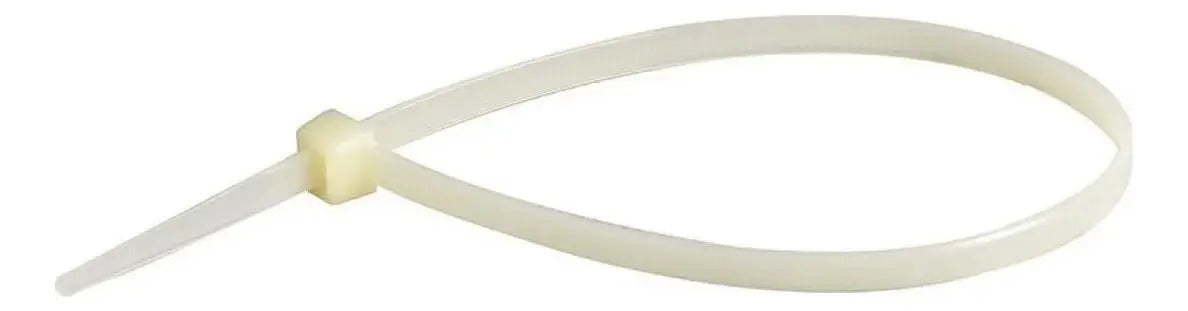 Bolsa Amarras Plásticas Blanca Tactix 250mm (100pzas)