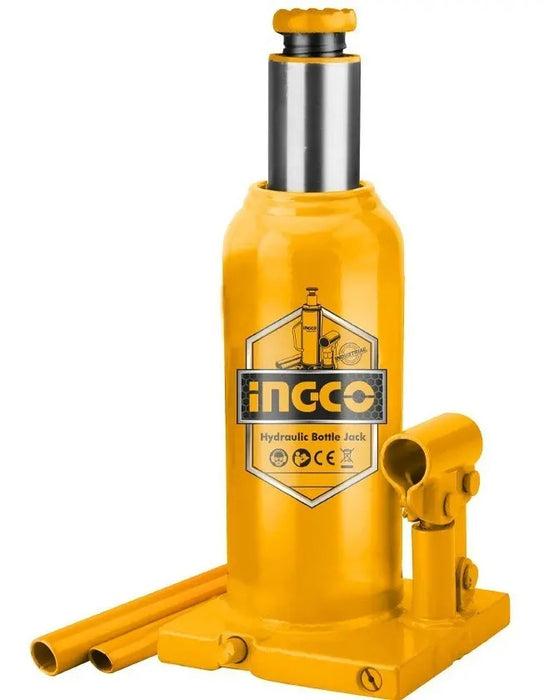 Gata Hidráulica Industrial Tipo Botella 20 Toneladas Ingco