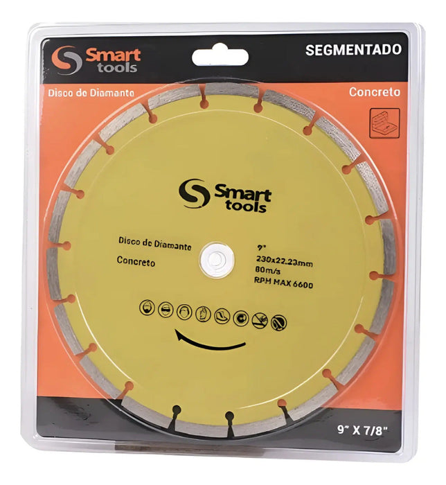 Disco Diamantado En Seco 9'' X 7.5mm