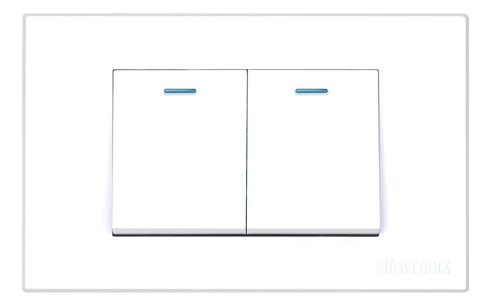 Interruptor Doble 16A Emp Pc-blanca