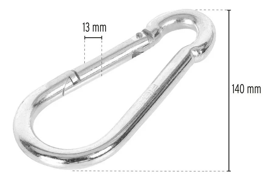 Bandola Mosquetón De Acero 1/2'' Fiero