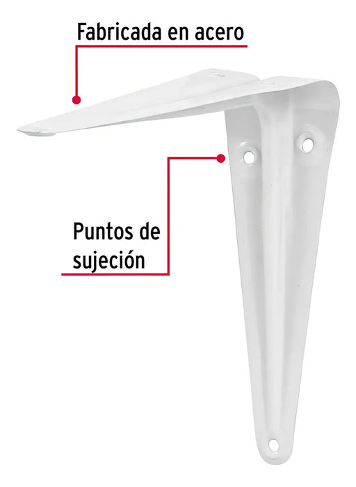Mensula Blanca 5'' X 6''