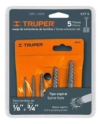 Juego Extractor De Tornillos Allen Rotos 5 Pzs