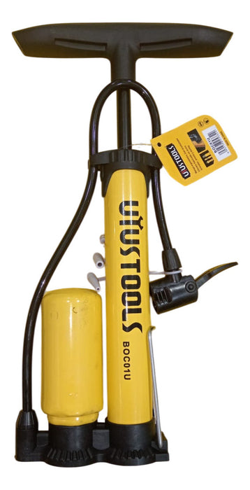 Inflador De Pie Portátil Uyustools Boc01u 116.03psi Amarillo