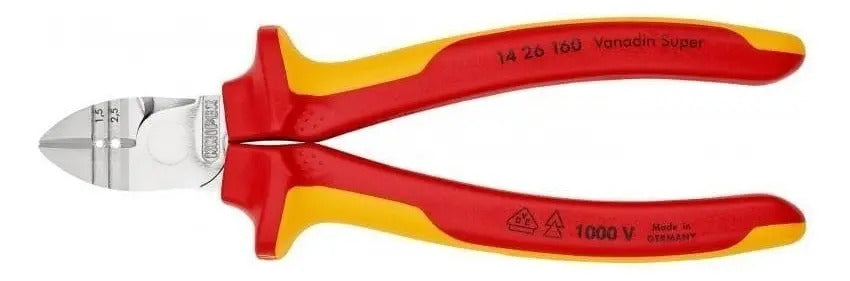 Alicate Pelacables Corte Diagonal 1000v Knipex Mango Antideslizante