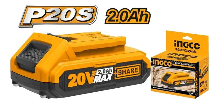 Batería Litio-ion 20V 2Ah Ingco Fbli20011