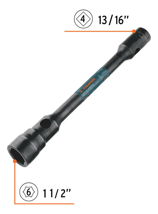 Llave Cruz Truper Camion Omnibus Llar-10 De 13/16 Y 1 1/2