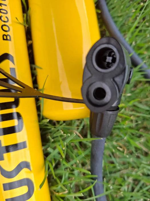 Inflador De Pie Portátil Uyustools Boc01u 116.03psi Amarillo