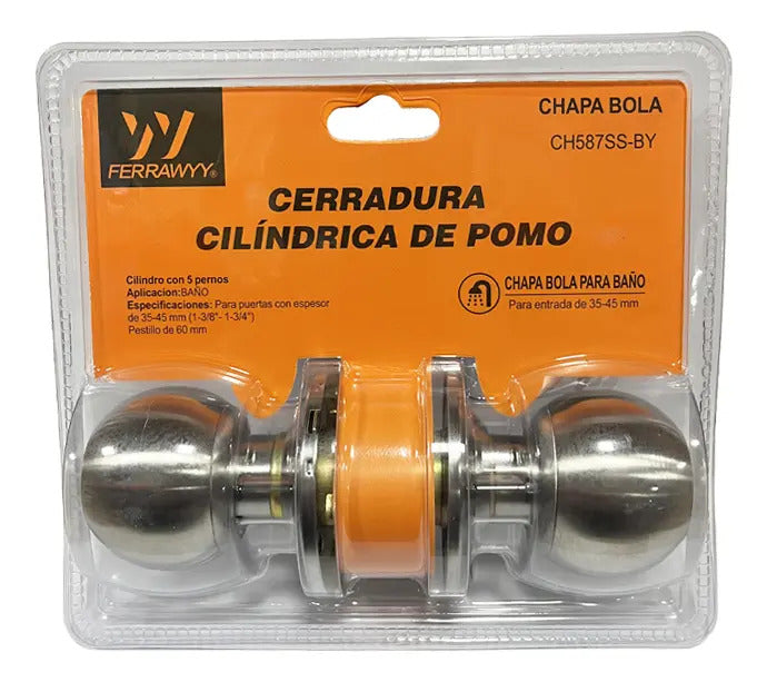 Chapa Bola Para Baño 587-ss