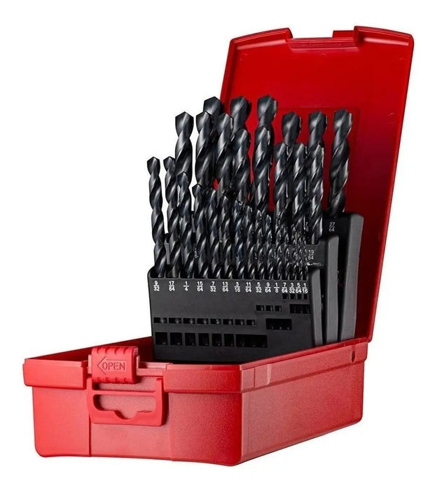 Juego De Brocas Dormer Fast Steel De 1/16 A 1/2 (29 Piezas)