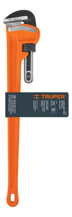 Llave Stilson Truper 15841 Naranja 9.1cm Cabezal 89mm