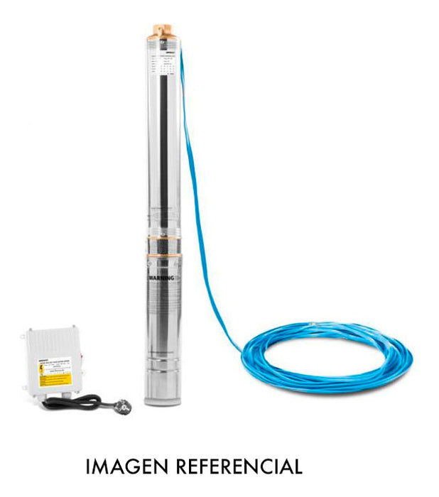 Electrobomba Pozo Prof 4" 3hp Desc 2" Aquastrong 2mts Cabl