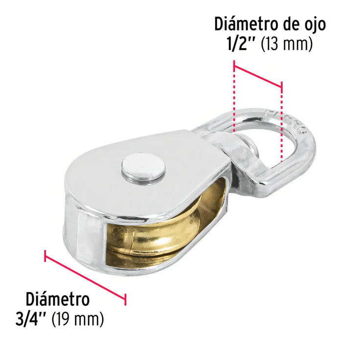 Garrucha Para Noria 3/4''