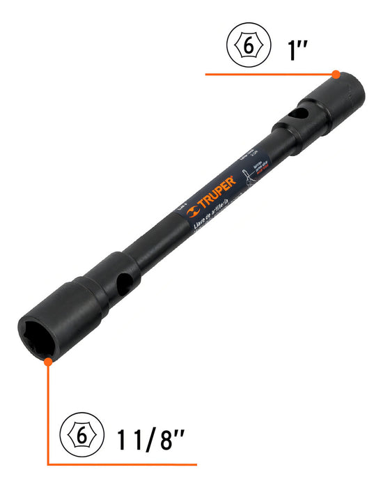Llave Cruz Truper Camion Omnibus Llar-8 De 1 X 1 1/8