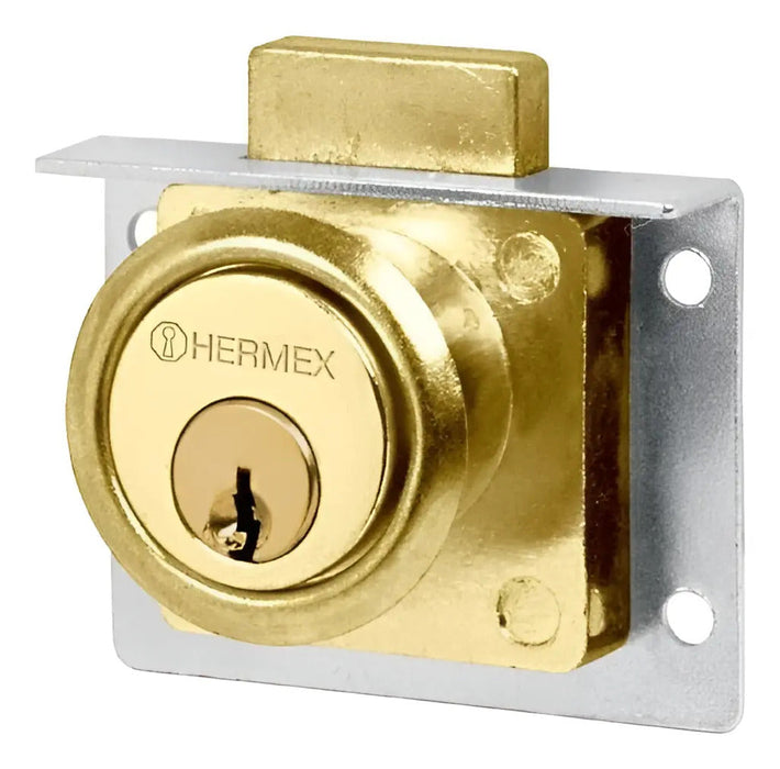 Cerradura Hermex CM-24L Latón Entero