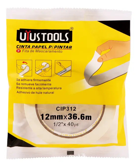 Cinta Enmascarar 12mm×36m
