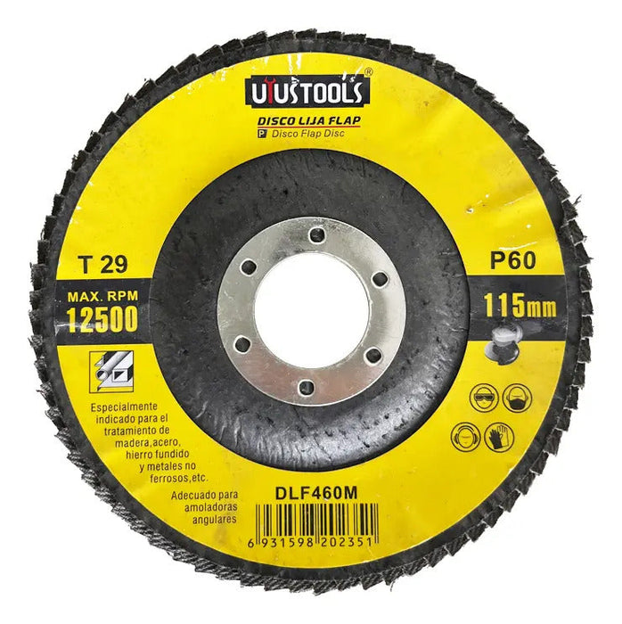 Disco Flap 4 1/2'' Madera/metal Gr60