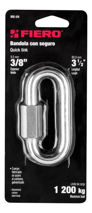 Bandola Con Seguro 3/8'' Fiero