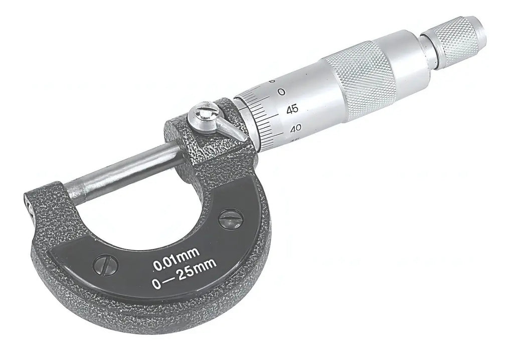 Micrómetro Externo Tactix Máxima Longitud Medida 25 Mm