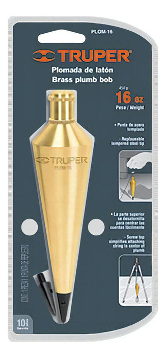 Plomada 16 Oz Truper