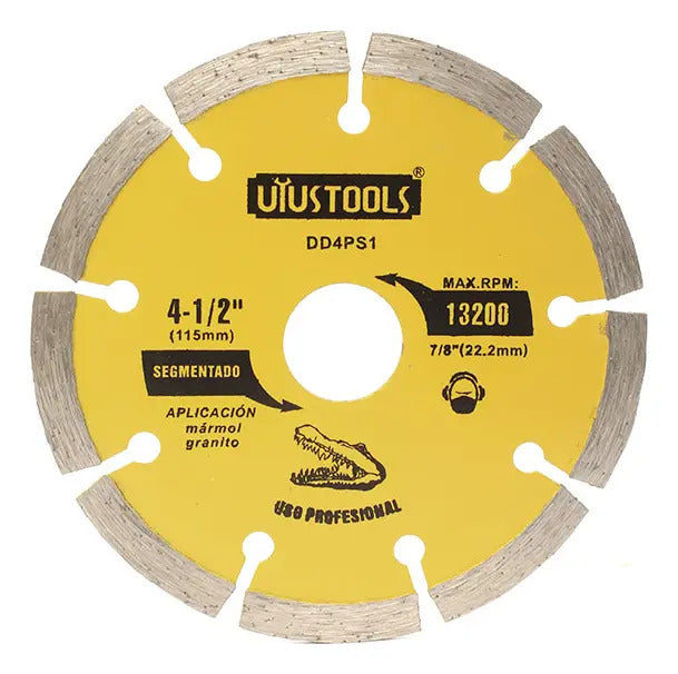 Disco Diamantado Segmentado 4 1/2'' Pro Uyustools