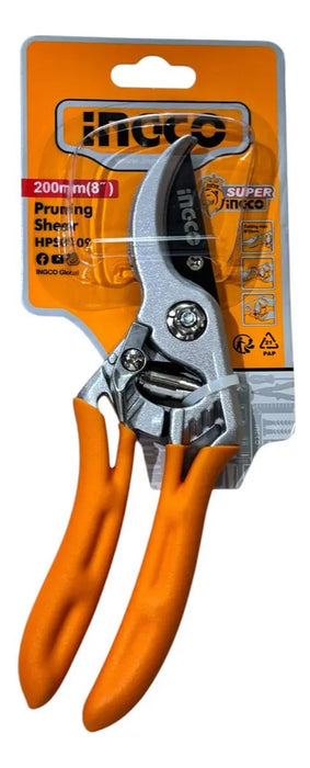 Tijera De Podar De Aluminio 8" Mango Antideslizante