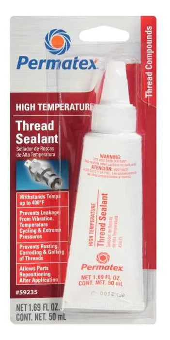 Sellador Roscas Alta Temperatura 50ml Permatex